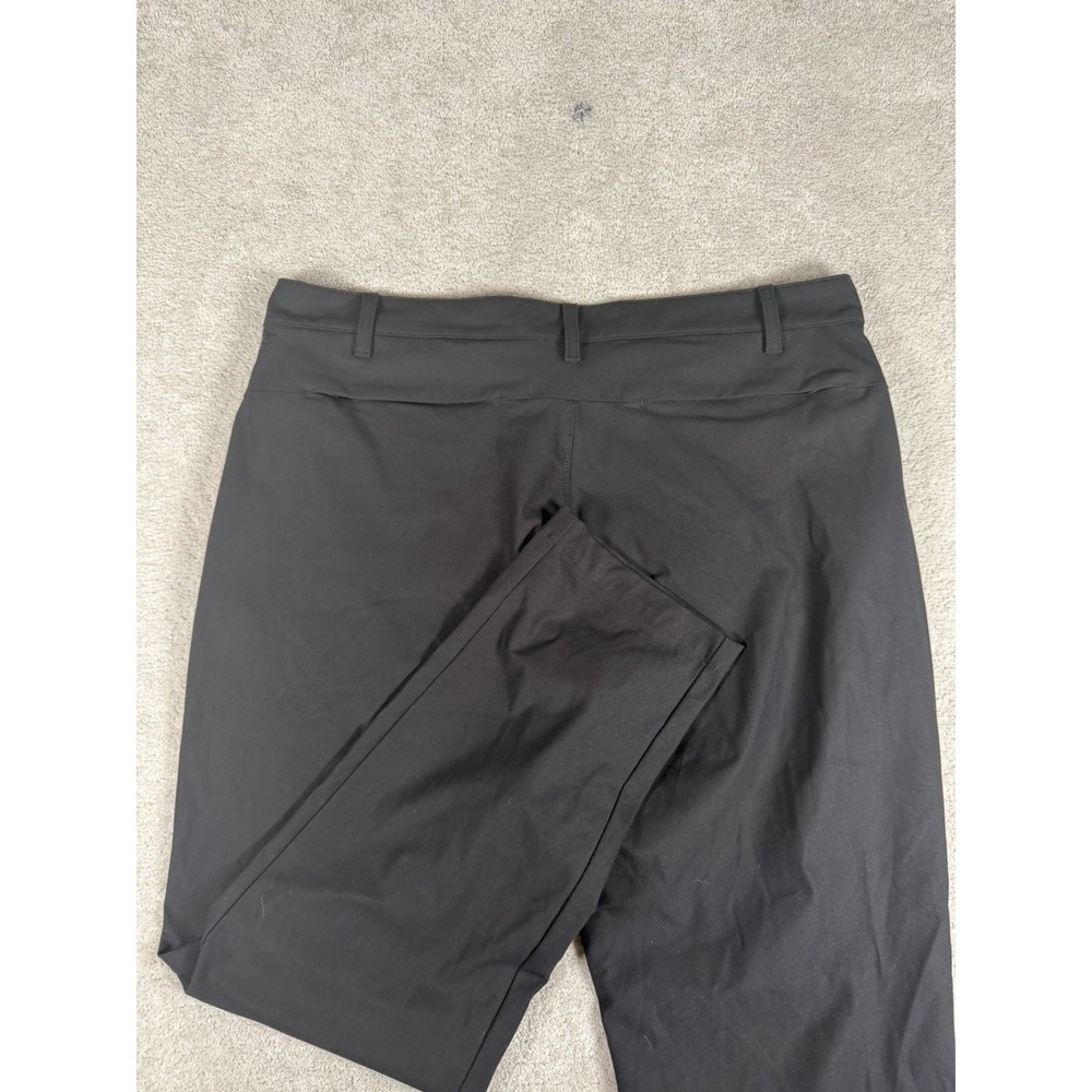 Fabletics The Don Pants Mens 36x30** Black Straight Leg Trouser Classic Stretch